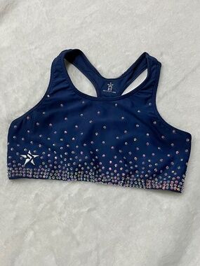Rebel Athletic BRA IN NAVY CRYSTAL